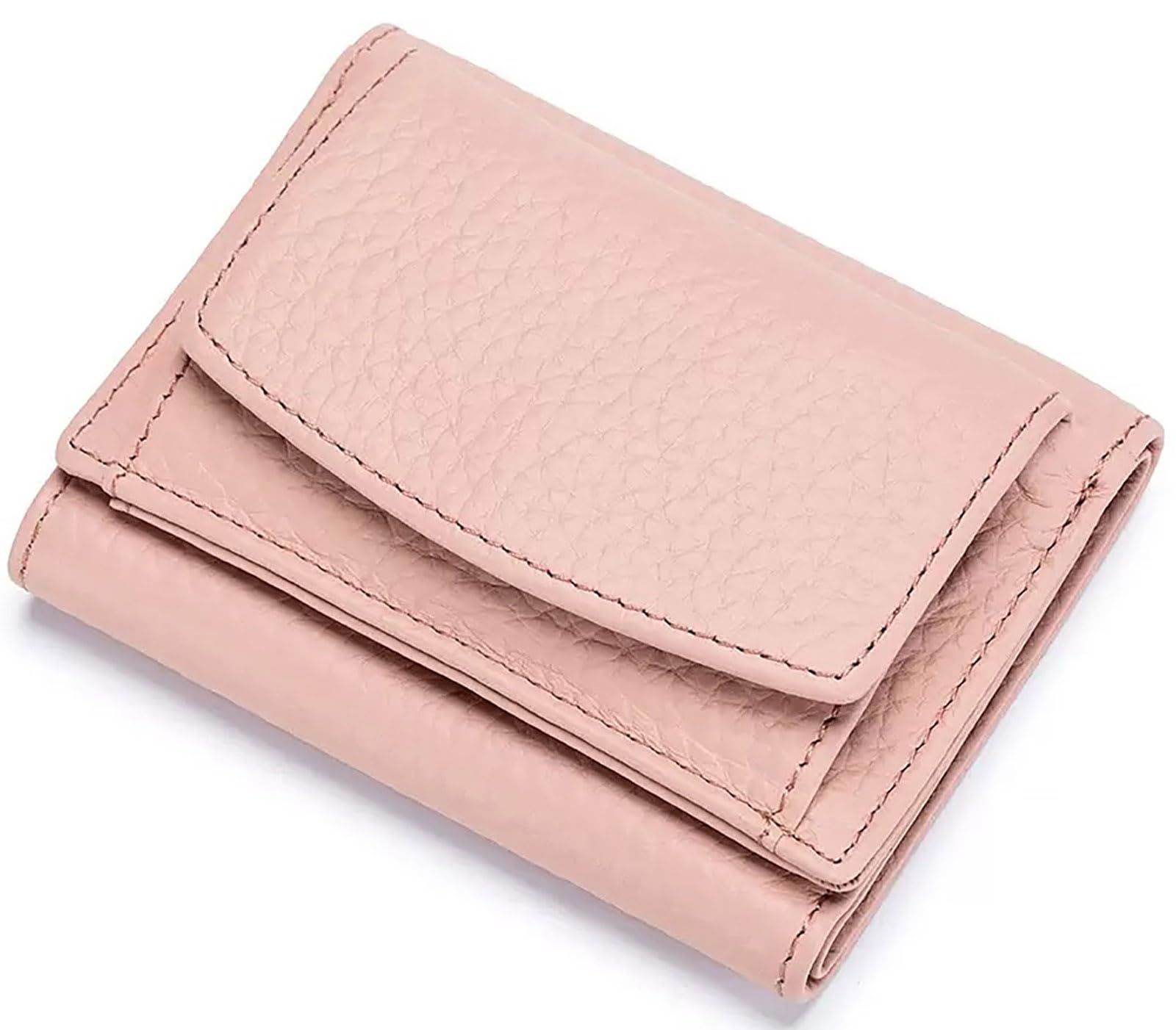 RRANCharltu Geldbörse Damen Klein Leder Kleines Portemonnaie Damen Mini Geldbeutel mit Zipper Münzfach Kartenfächer