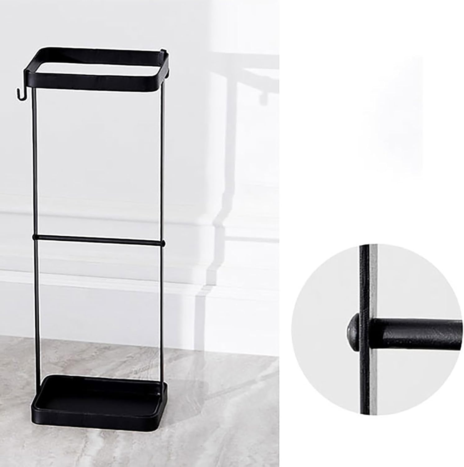 Square Umbrella Stand for Home & Office, Stylish Indoor & Outdoor Umbrella Holder, Entryway Umbrella nizer, Durable & Modern Design