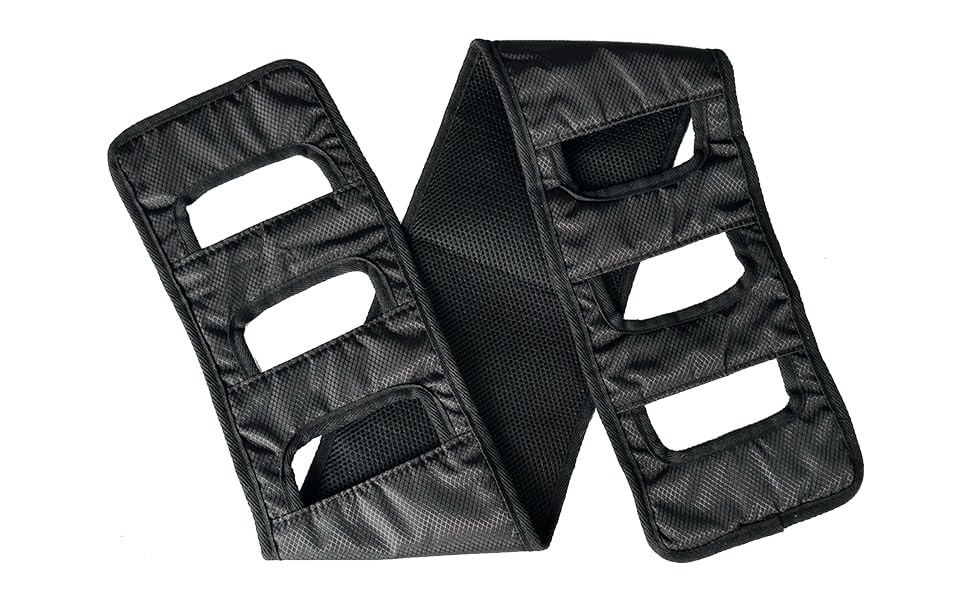 ACHAIRGO Transfer Sling for Seniors, Back Curve Design Transfer Belt for Movement, Transfer Boards for Bedridden Patient, Bed Assist Handle, Back Lift Belt for Patient Care(Black)