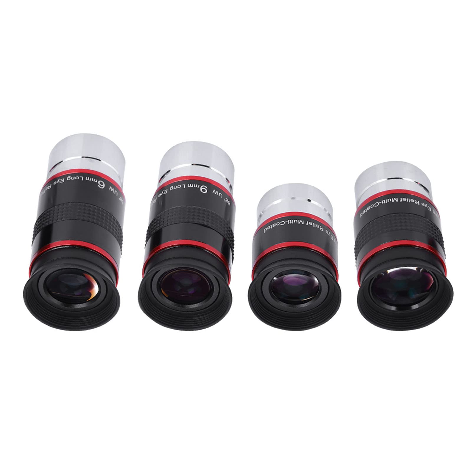 YUYTE Kit de Ocular FMC de ángulo Ultraancho de 0,25" y 68° - 6 Mm, 9 Mm, 15, 20 para Telescopios Astronómicos