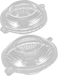 TEHAUX 2pcs DIY Plastic Floating Candle Molds for Scented Candle Making Reusable Mold and Handmade Soap Gift
