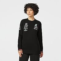 Vista 7 de Mercedes Benz AMG Petronas F1 2022 Men's Team Crew Sweatshirt- Black