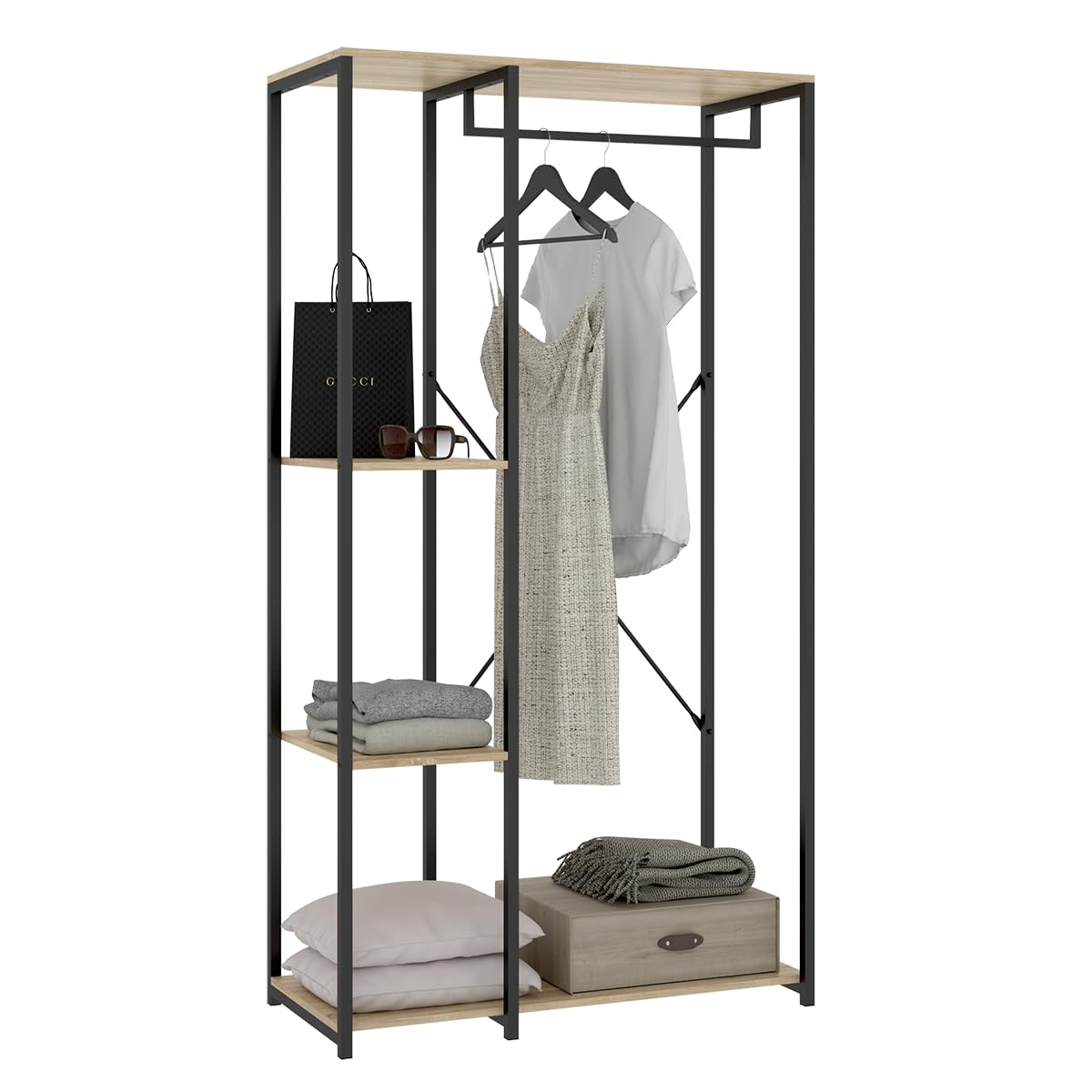 DEKIT Grupo RIMOBEL-VESTIDOR Metal 2 CUERPOS