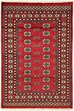 Verarbeitung: Handgeknüpft Nain Trading Pakistan Buchara 3ply 182x117 Orientteppich Teppich Rot Handgeknüpft Pakistan