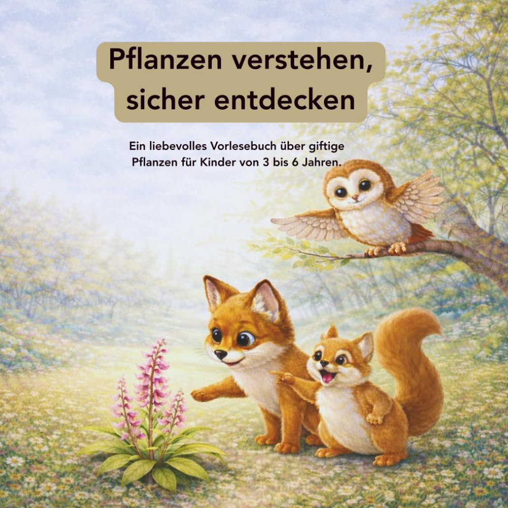 Pflanzen verstehen, sicher entdecken: Ein liebevolles Vorlesebuch über giftige Pflanzen für Kinder von 3 bis 6 Jahren
