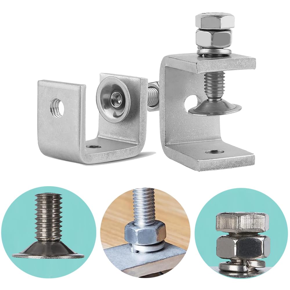 Set Da 6 Morsetti A C In Acciaio Inox 304 - Regolabili 0-25 Mm Per Falegnameria E Saldatura - Foto 5