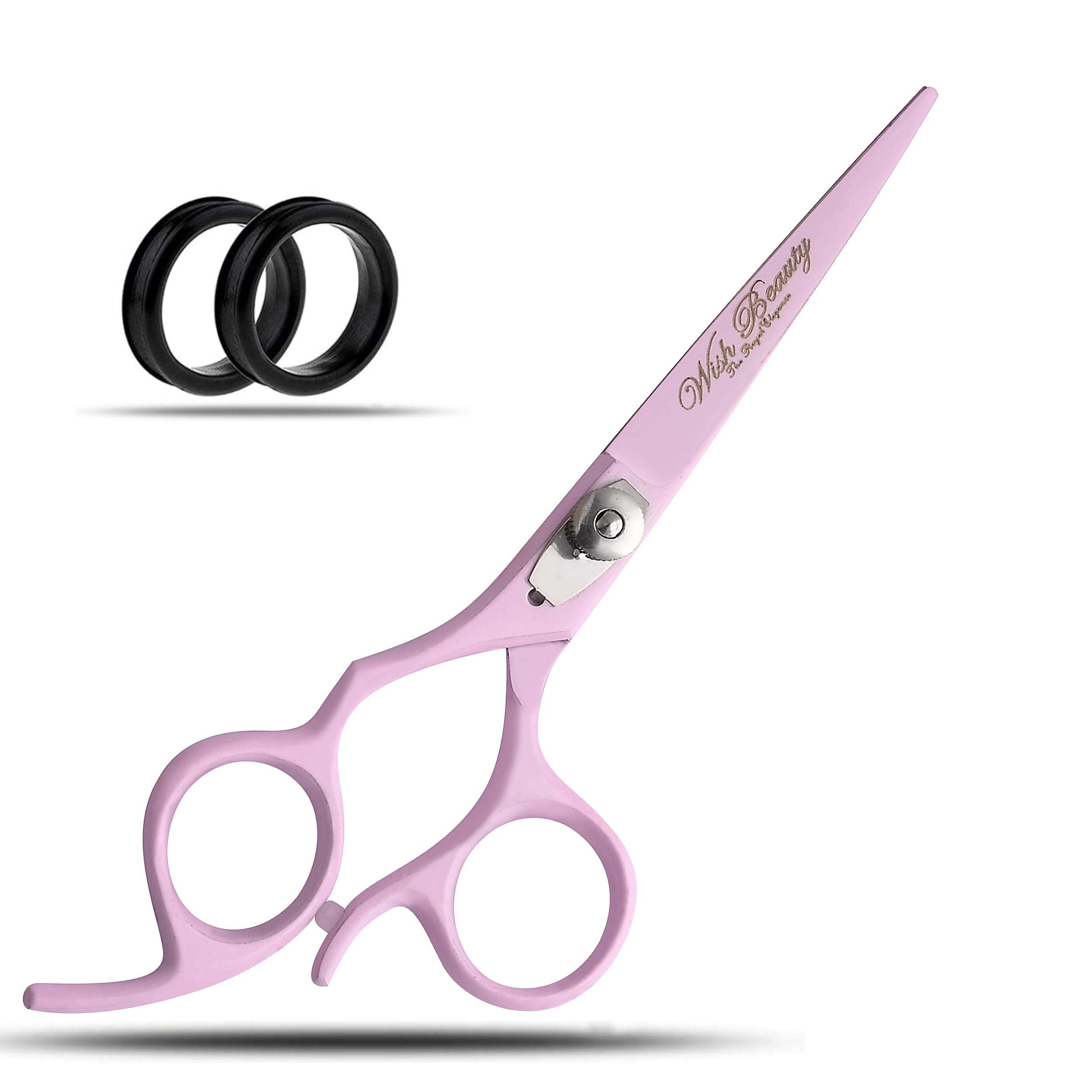 Glamified Game Left Handed Hairdressing Scissors Hair Scissor Professional Sharp Left Hand Barber Scissors 6.5” Hairdresser Scissors Salon Haircut Scissors Hair Shears for Women Men