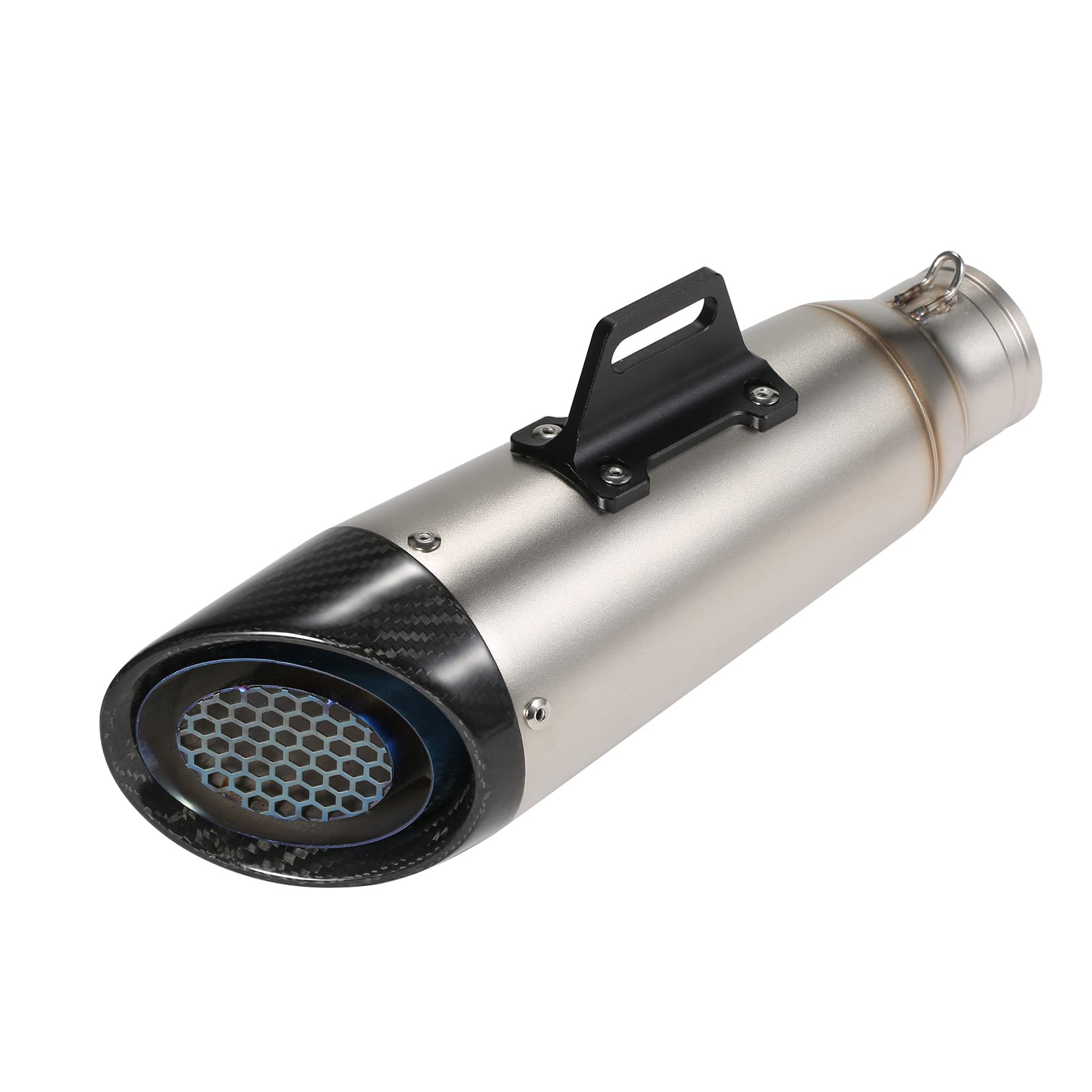 Jemora 38-51mm Silenziatore di Scarico Universale per Tubo di Scarico per Motocicletta Adatto per motociclette ATV