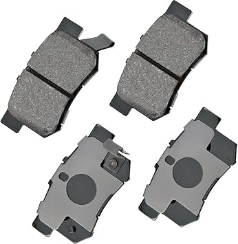 1 X Rear Brake Pads Disc Brake Pad Set fits Honda Element,CR-V 2003 2004 fits Acura RL,TL 1999 2000 2001 2002 2003 2004 Replacement 06430-S7S-000, 43022-S9A-A00, 43022-S7S-010