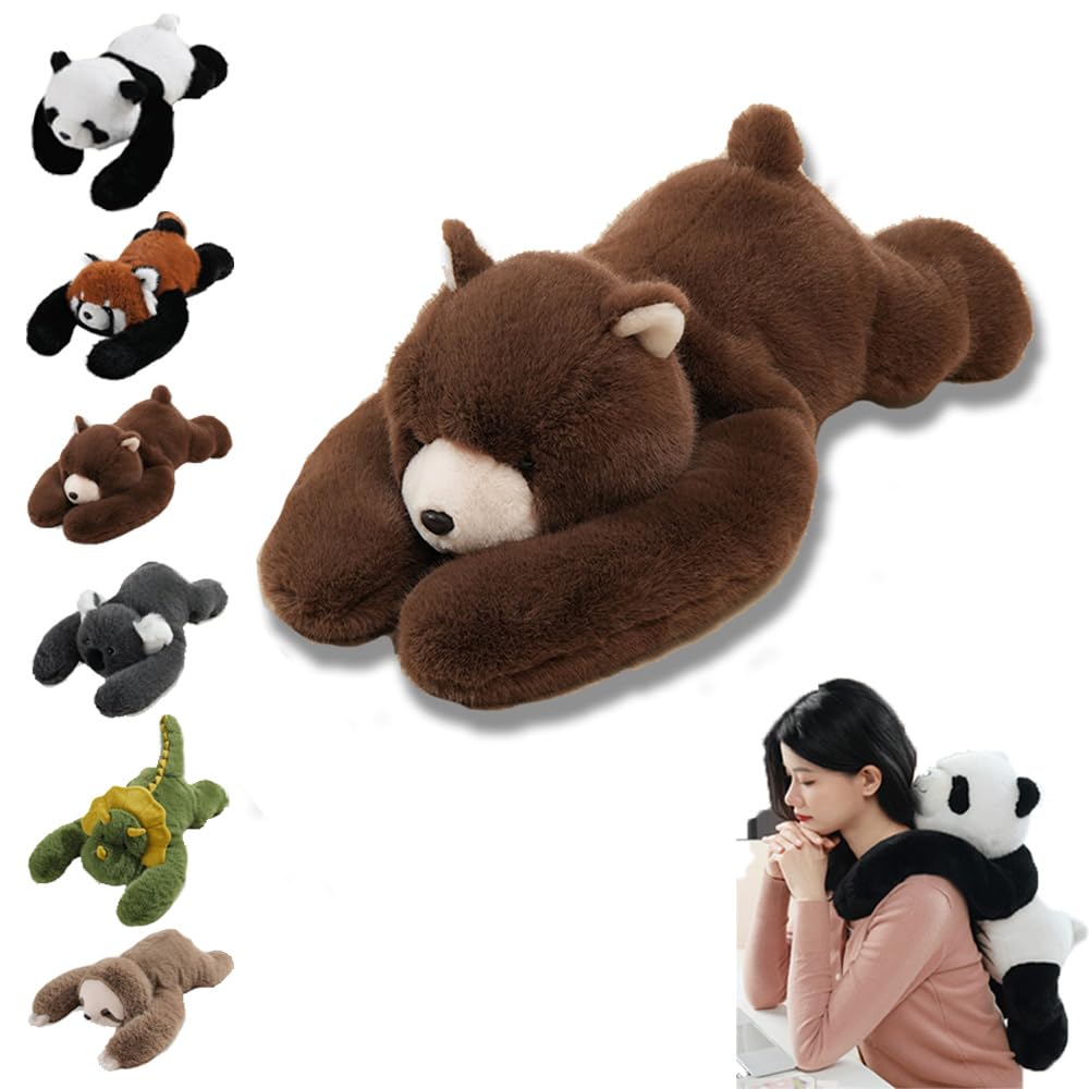 Weighted Plush Animals, The Weighted Animals for Adult, Hugging Pillow for Anxiety Relief & Sleep Support (Brown Bear, 30CM) — image 1