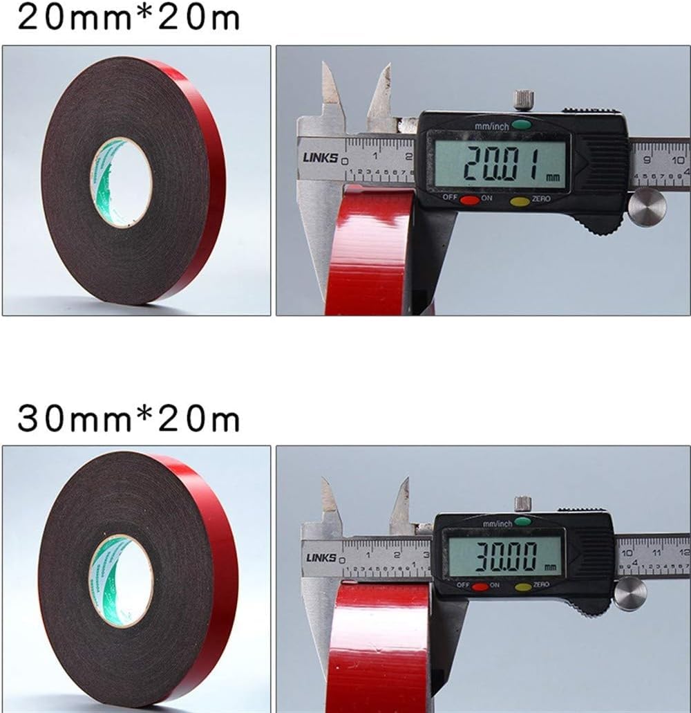 DIY-Werkzeug-Zubehör, 3 x doppelseitiges Klebeband, 2-seitiges for Sammelalben, Fotos, Wände, DIY-Bastelprojekte(40mm)
