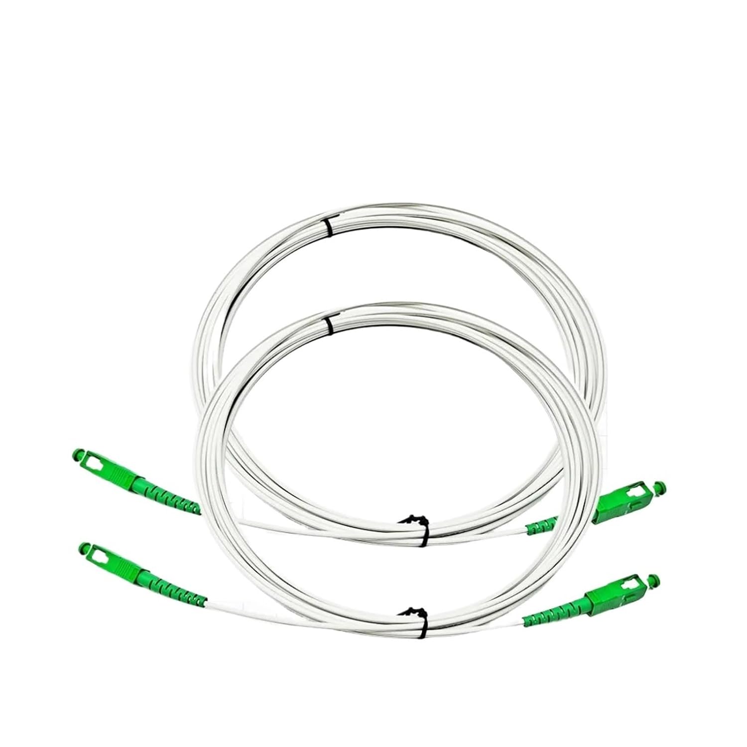 10-Pack SC/Angled Physical Contact Fiber Optic Patch Cables, Single-Mode G657A2, LSZH Jacket(1 m)