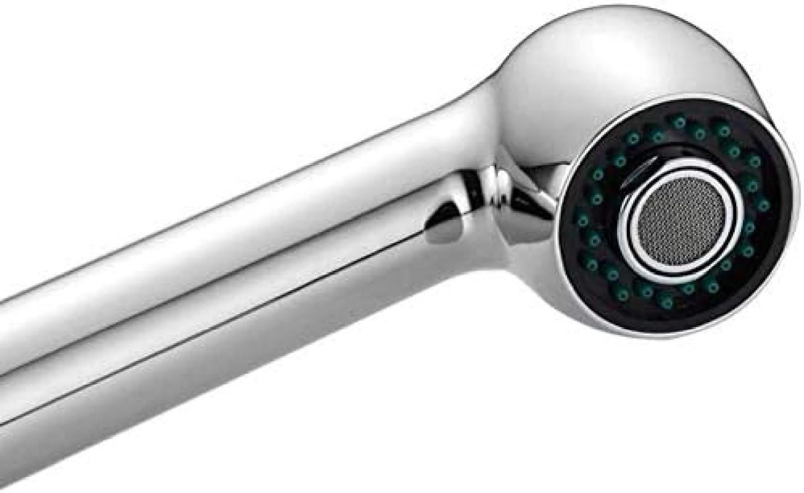 Grifos de Cocina Grifo de Cocina Grifo de Cocina extraíble Giratorio de 360 Grados Ahorro de Agua Grifo de Lavabo Negro Pulido Contenedor de latón Lavabo Fregadero Inodoro
