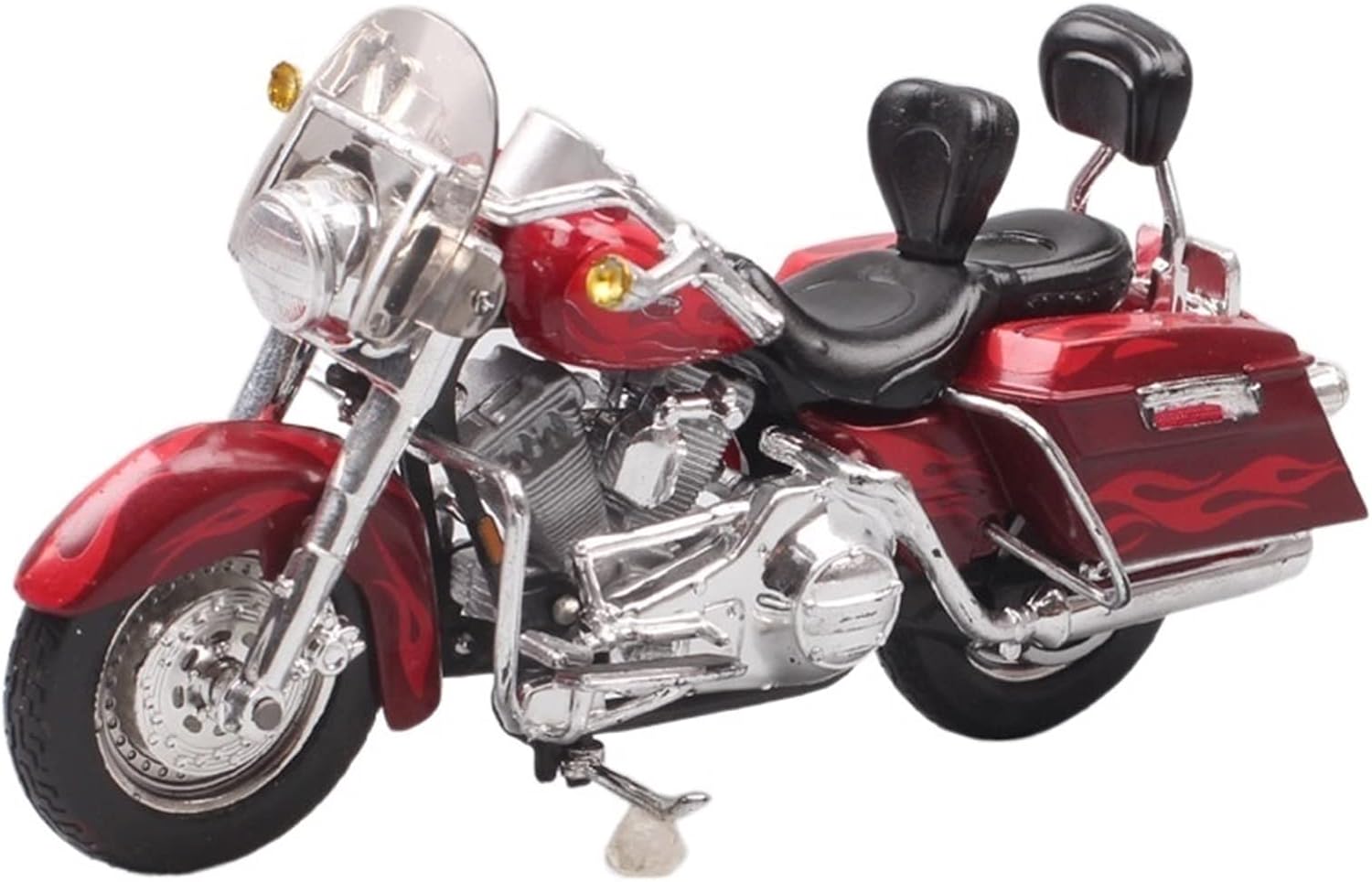 HTASFCI Motorcycle Model 1:18 Scale 2001 FLHRSEI CVO Custom Road King Cruiser Bike Die-cast Car Street Motorbike Locomotive Replica Boyfriend's Gift