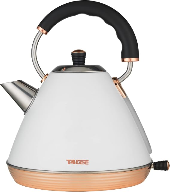 T4TEC TT - KT02UK Traditional Style Cordless Kettle - White