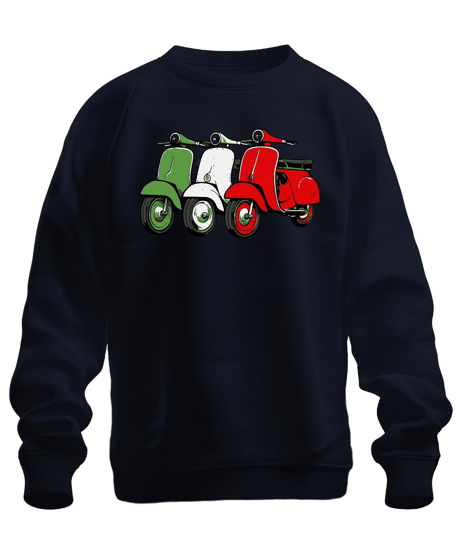 Pull drapeau Italie unisexe en maille douce confortable - 6