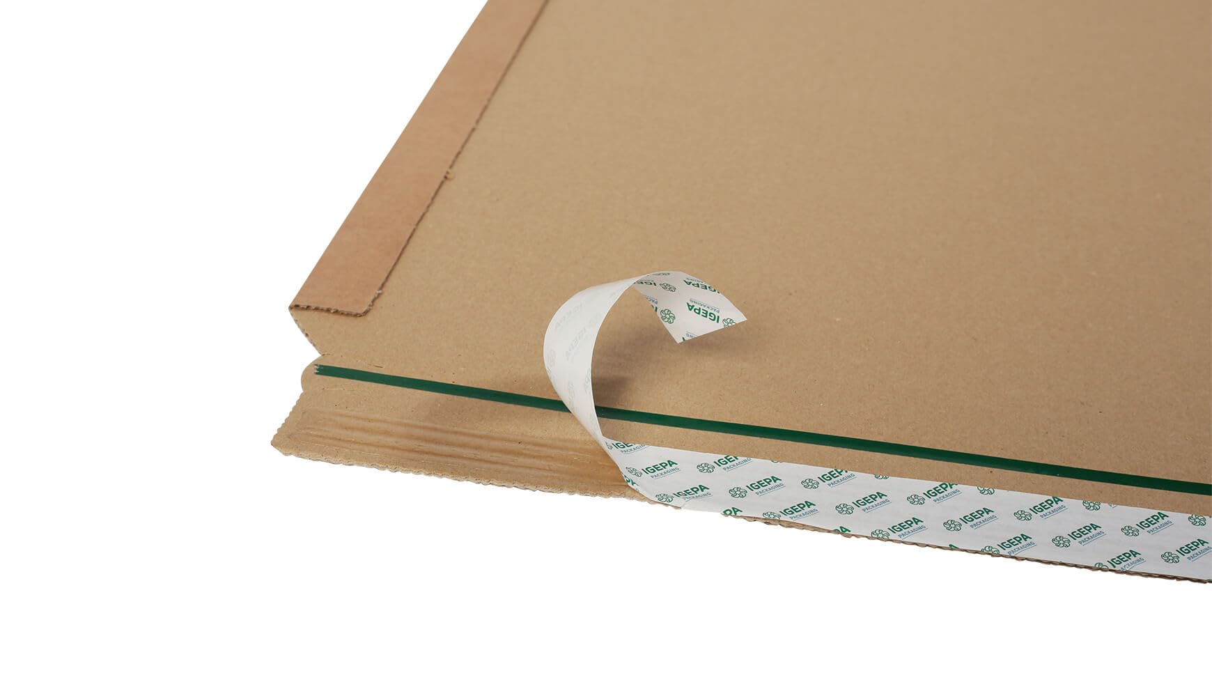 60x Buchverpackung 430 x 300 x 92 mm B4 Selbstklebestreifen Braun Wickelverpackung Universalverpackung