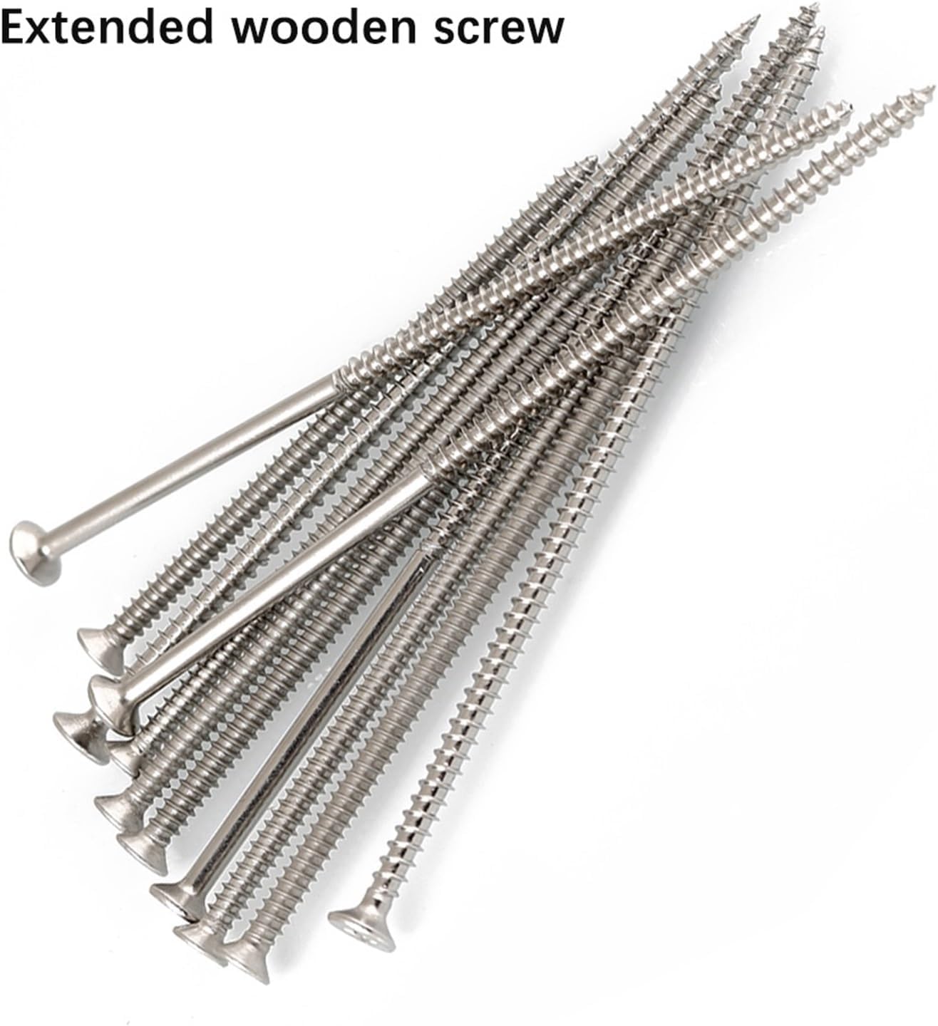 Tornillos de cubierta cabeza plana acero inoxidable 304