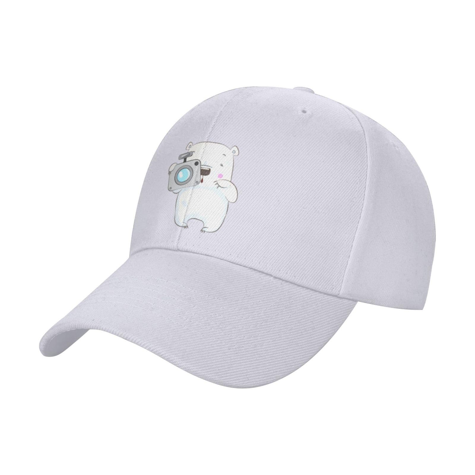 Classic Cute Bear Baseball Cap for Men Women Hat Soft Plain Dad Trucker Hats