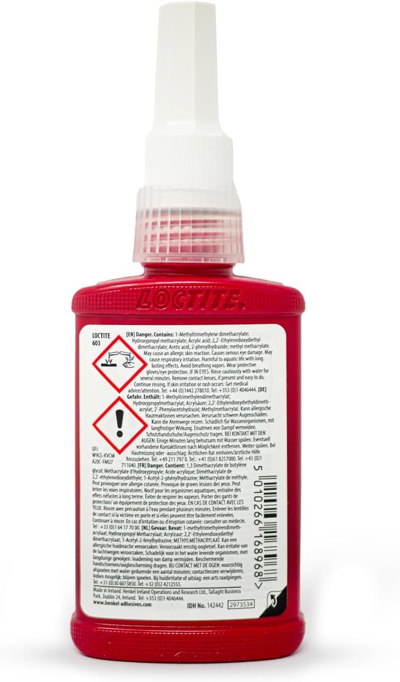 LOCTITE® 603 - Colle forte pour assemblages cylindriques | Fixation haute résistance pour roulements et bagues