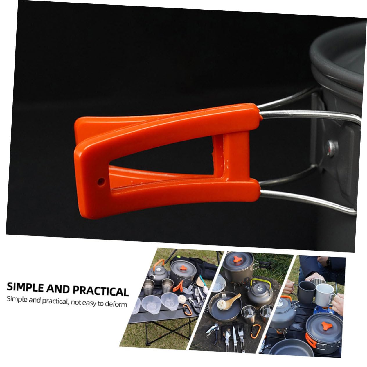 balacoo Portable Camping Cookware Set Aluminum Pot Hiking Cooking Utensils Camping Grill Propane Equipment