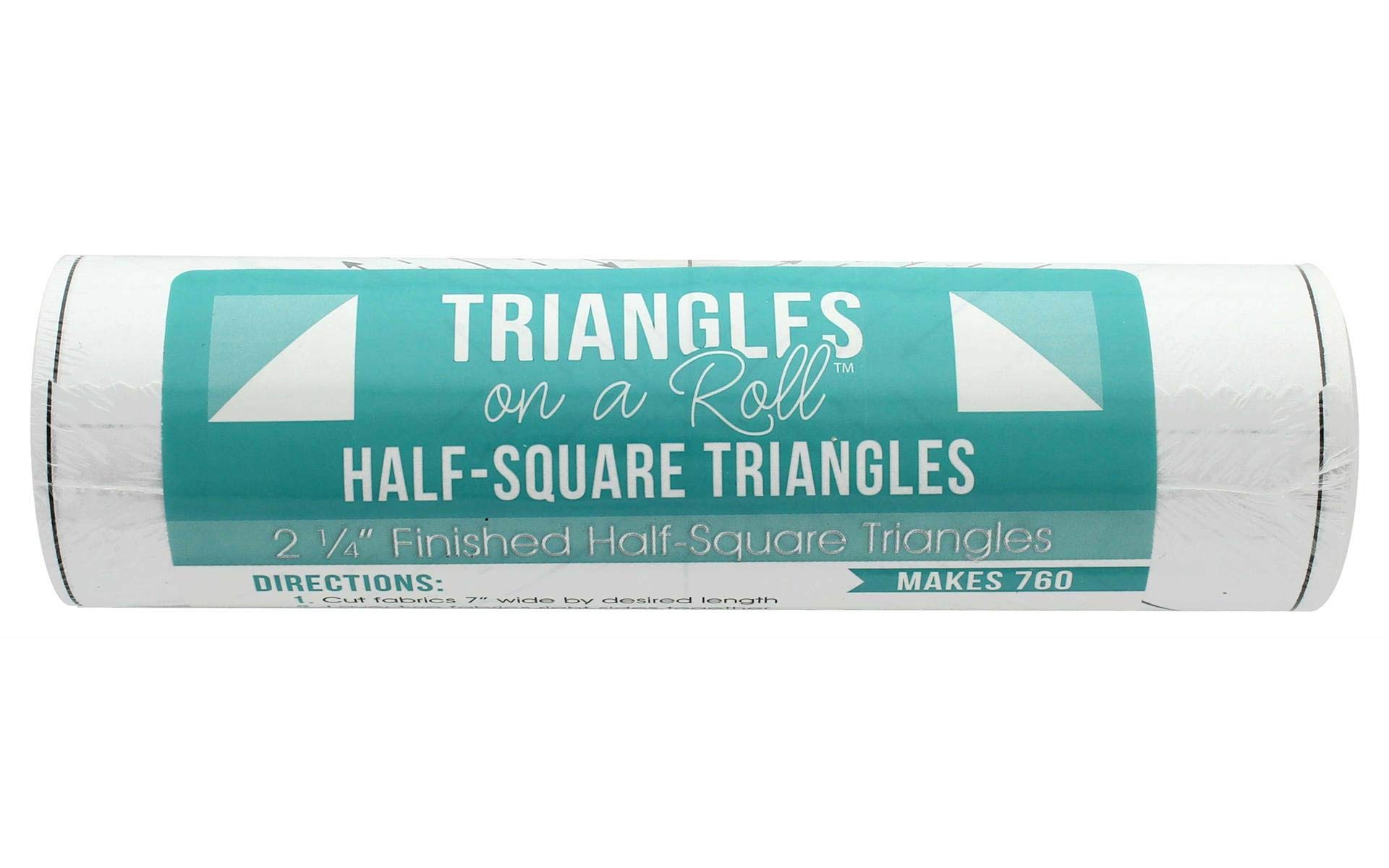 Fat Quarter Shop Triangles ON A ROLL 1/2SQ, 50' 2.25" Finished Size