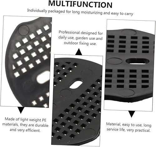 Miniatura 5 de Angoily 100 piezas espaciadores de uñas de jardín tienda de campaña para acampar cuñas de metal arandela jardinería U- Junta de uñas de césped