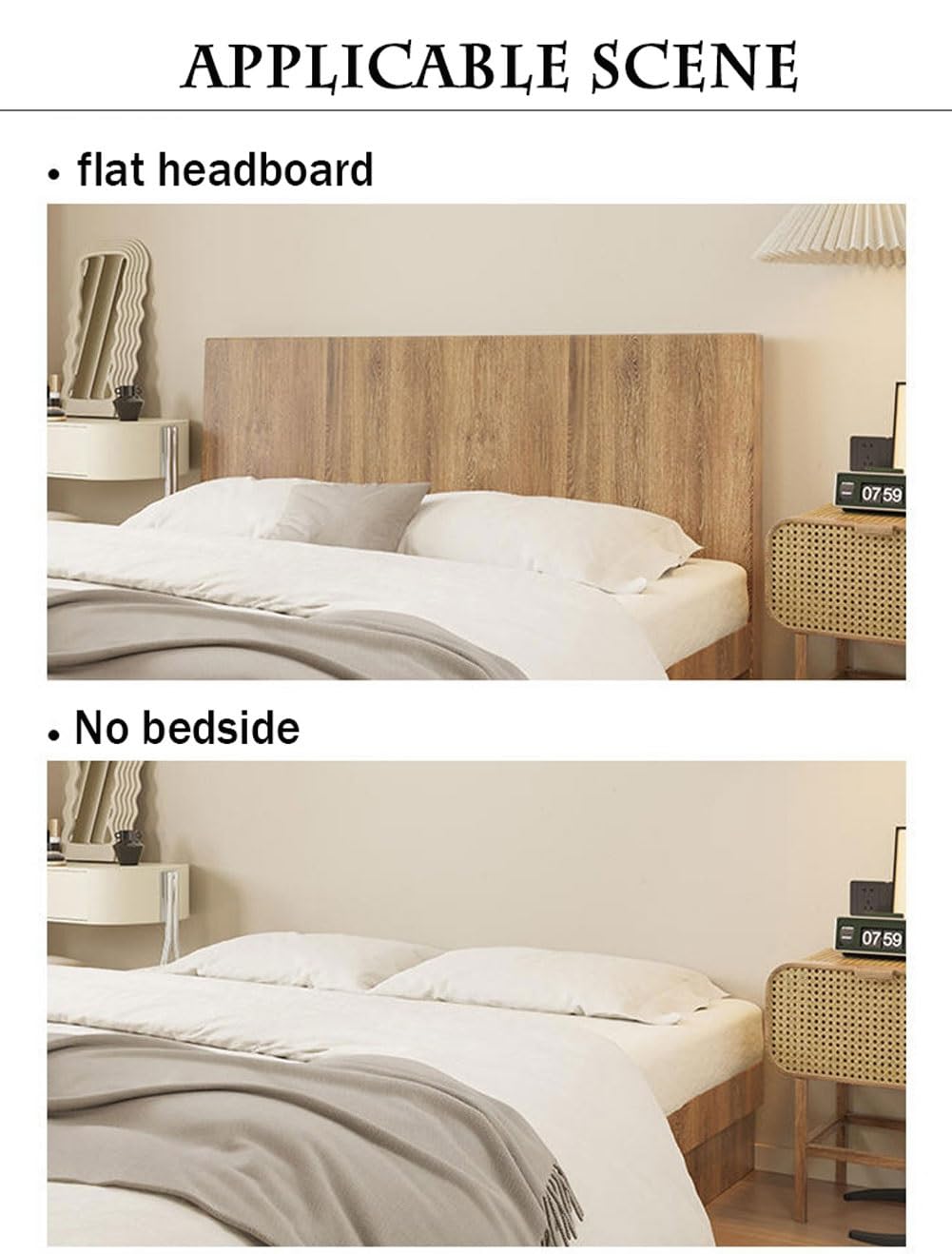 Panneau Tete de Lit à Coller 120cm 150cm 180cm 200cm, Panneaux Muraux Rembourrés, Revetement Mural Adhesif 3D pour Les Enfants et Les Personnes âgées (Color : C, Taille : 180cm)