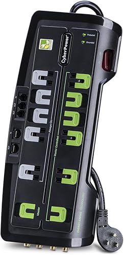 Miniatura 7 de CyberPowercsht706tcHome Theater Surge 1950j 7Out