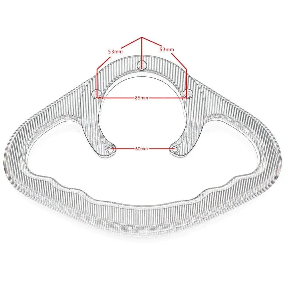 Accessoires Poignées Passager Poignée Réservoir Poignée Accoudoir pour Suzuki SV650 SV650S SV 650 V 650V SV1000 pour Bandit 1250 Poignée Maintien Passager Moto(Noir)