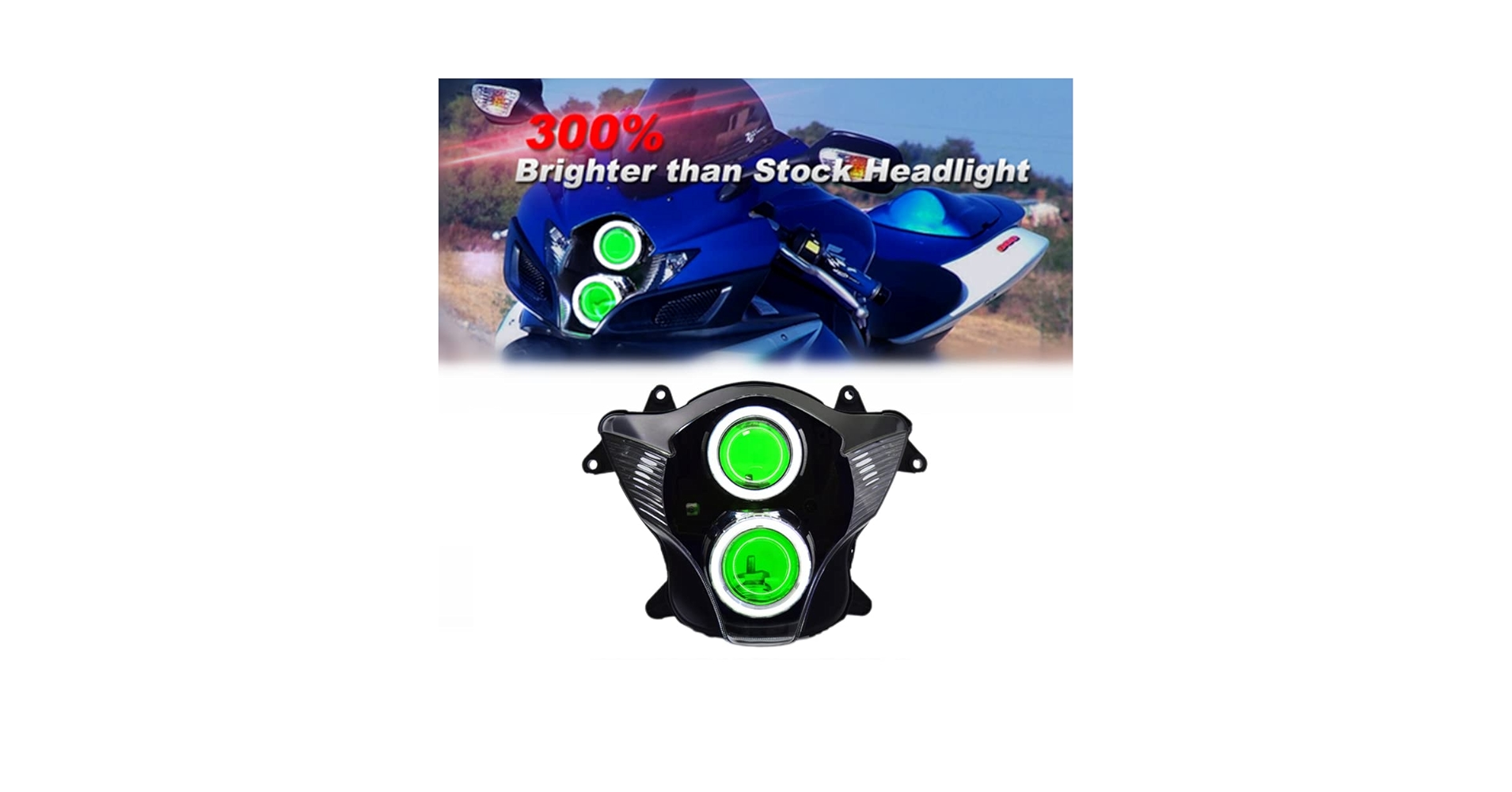 Amazon.com: KT Headlight Assembly for Suzuki GSXR600 GSX