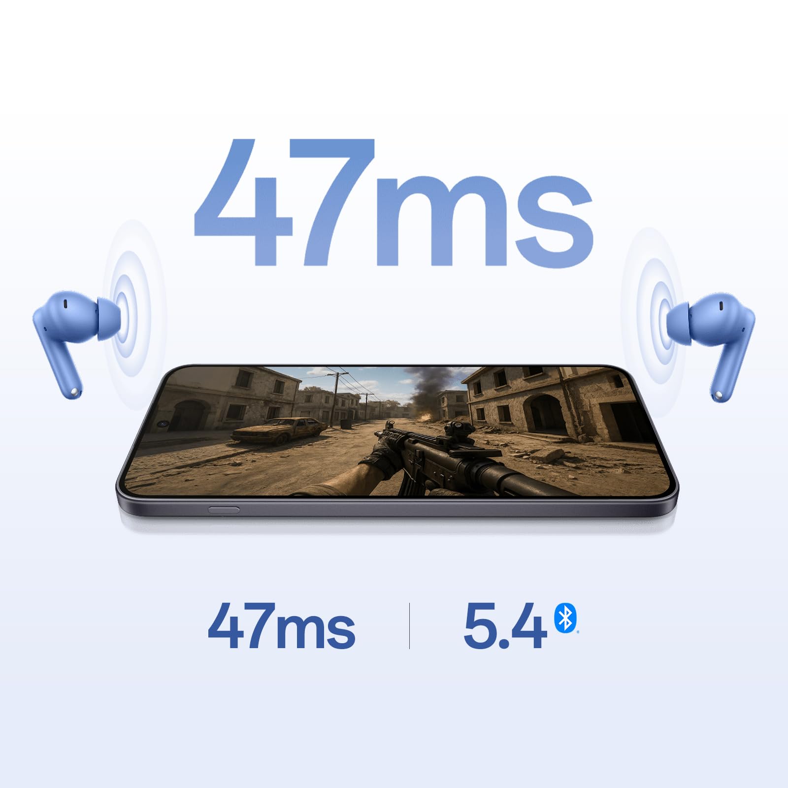 OnePlus Auricolari Nord Buds 3r, batteria con autonomia totale di 54 ore, driver da 12,4 mm, ricarica rapida, cancellazione del rumore durante le chiamate, Bluetooth 5.4, IP55, nero