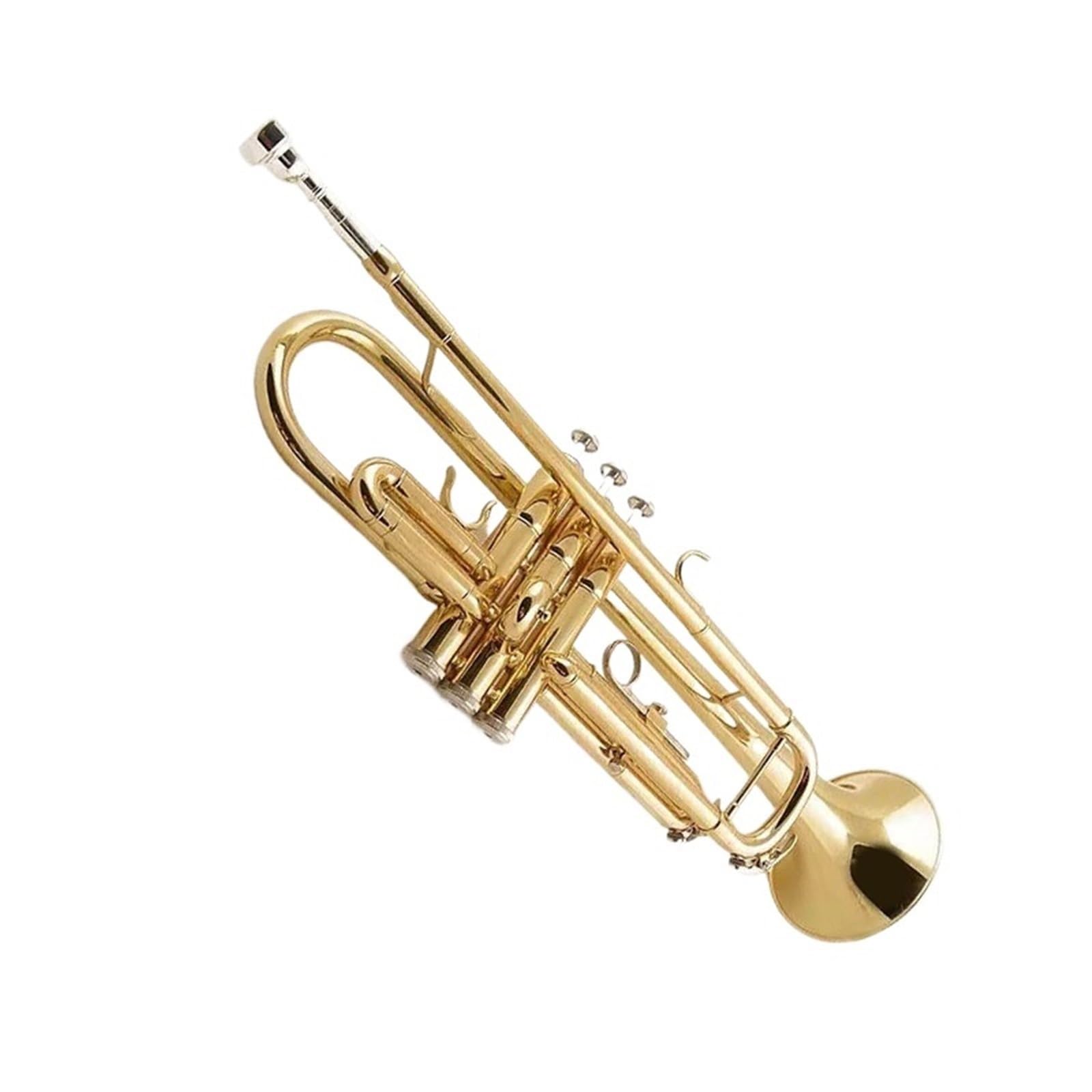 Zestaw instrumentów dętych blaszanych trąbka Trzytonowy Instrument Trąbkowy W Tonacji B Dur Dla Początkujących Do Gry I Testowania Korpusów Perkusyjnych I Trąbkowych