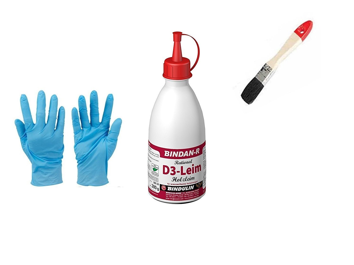 BINDAN-R Holzleim-D3 ist ein schadstofffreier, hochwertiger Kunstharzleim für wasserfeste Verleimungen u. Leimspachtel von E-Com24 (5 kg)