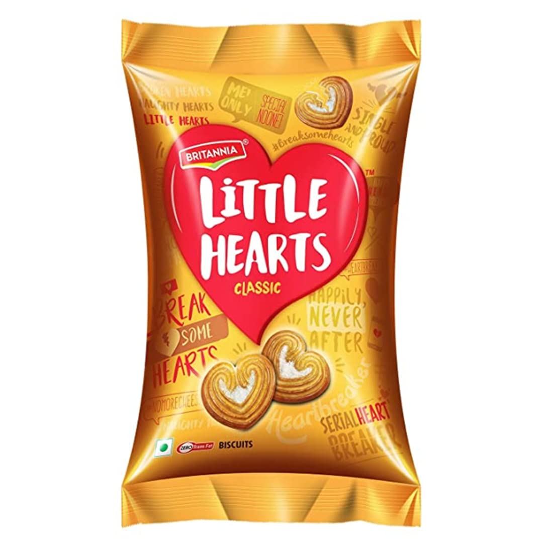 Britannia Little Hearts Biscuits, 75 g