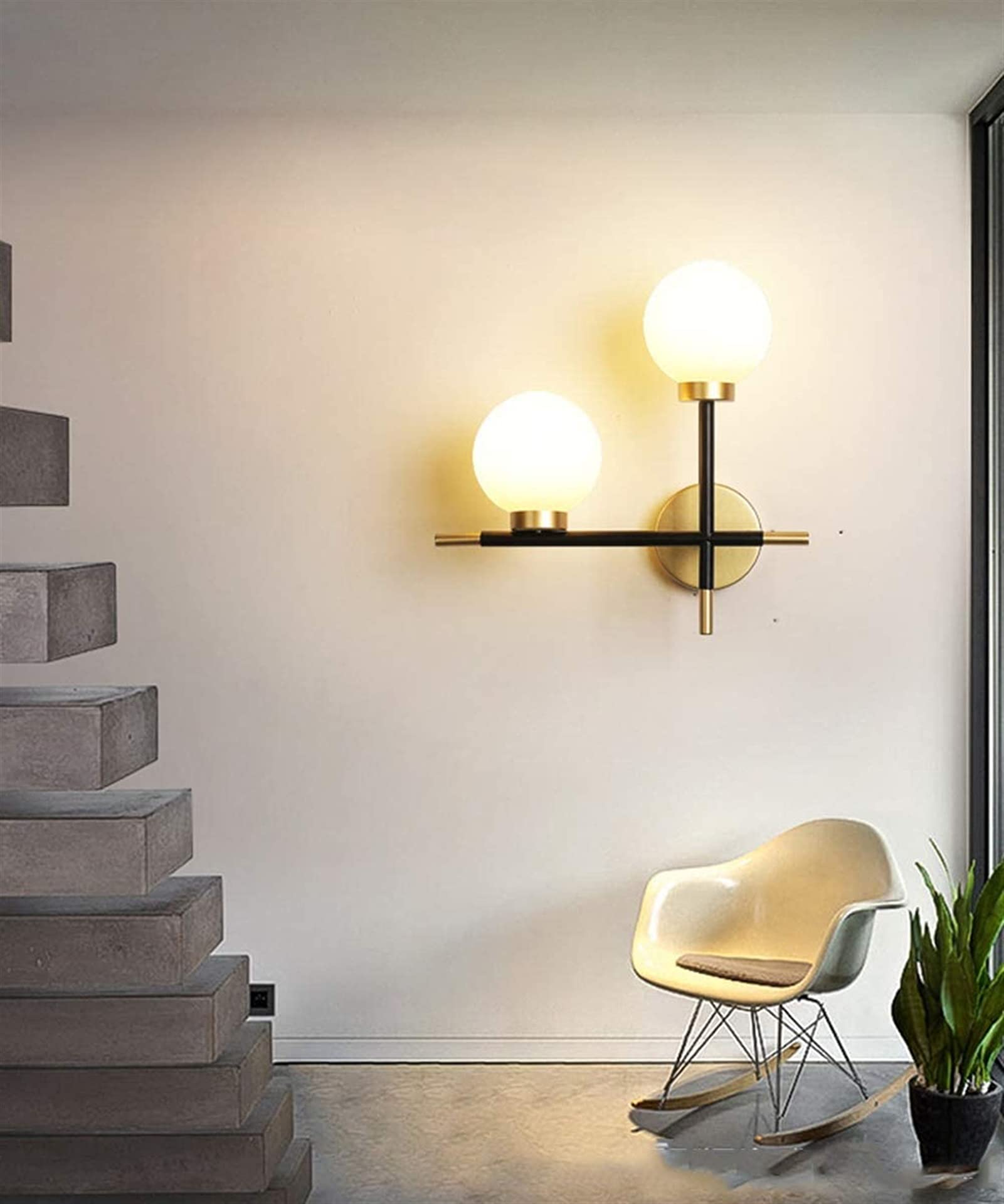 Lampada Da Tavolo BRILLIANT Anthony LED - 2.4W, 200lm, 3000K, Ferro/Bianco