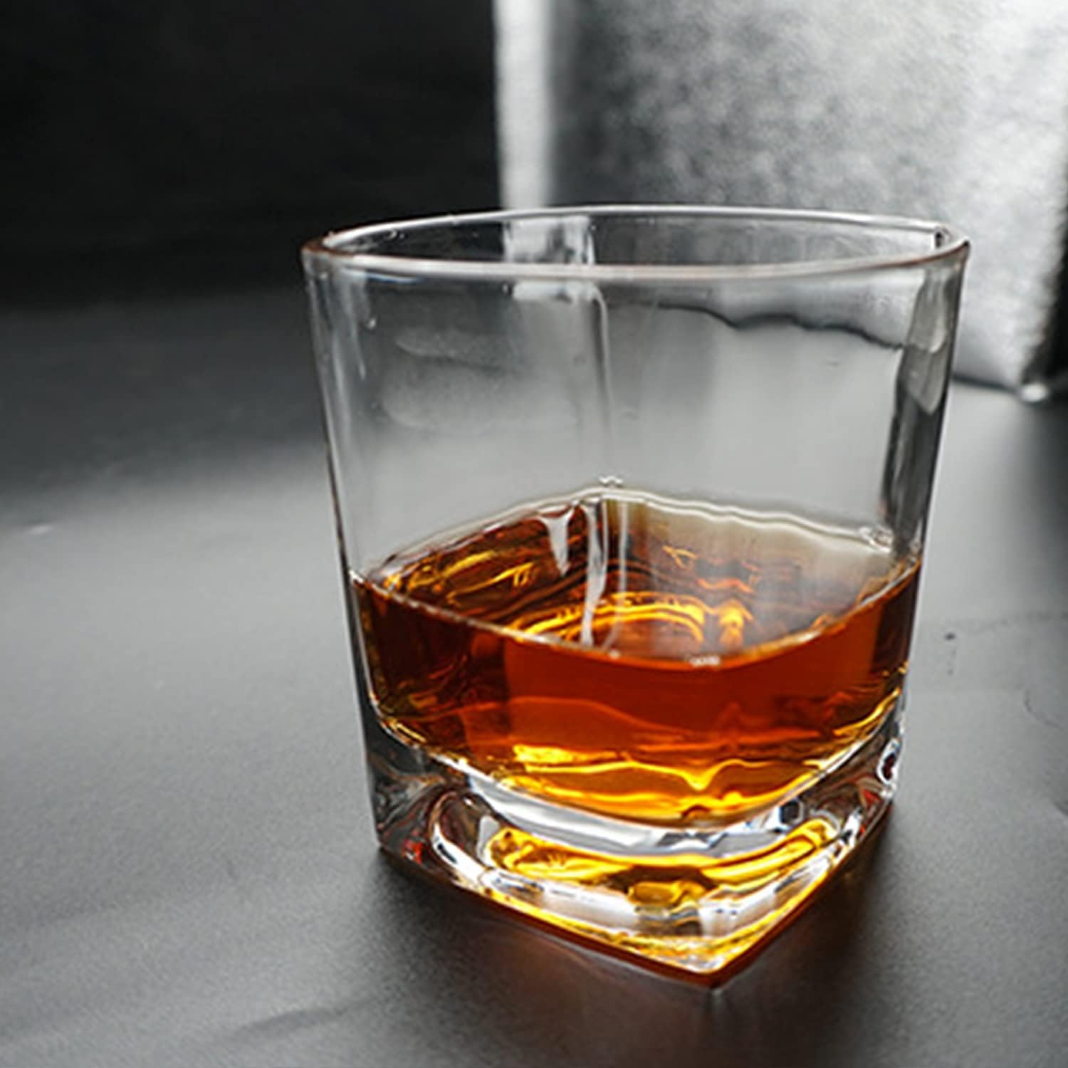 Maredash Drinking Glasses Set of 8, Glassware Set Includes 8 Rocks Glasses Heavy Base Glass Cups for Water, Juice, Beer, Wine, and Cocktails