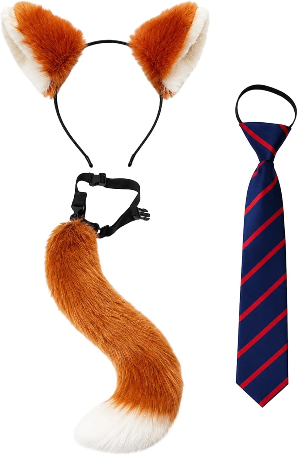 Halloween Bunny and Fox Ears Costume Set Accessory for Adults