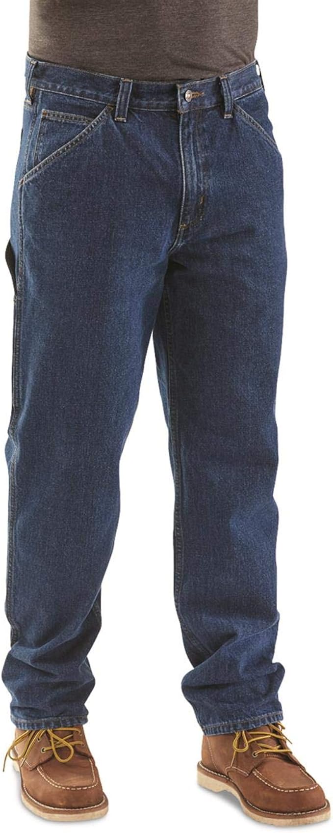 Guide Gear Sportsman's Carpenter Jeans for Men Relaxed Fit Work Blue