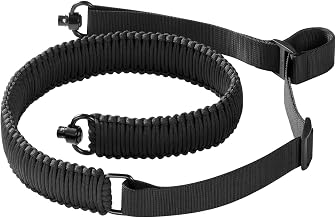 VVAAGG Paracord Rifle Sling with QD Swivels Non-Slip 2 Point QD Sling