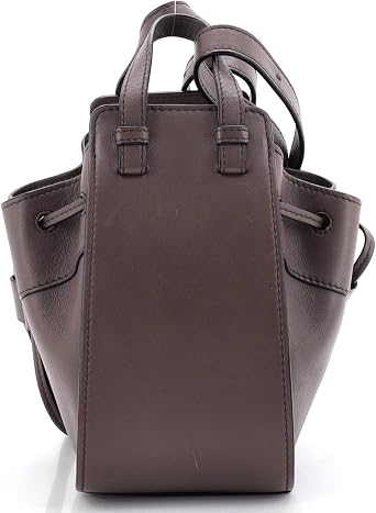 Pre-Loved Hammock Bag Leather Mini, Brown