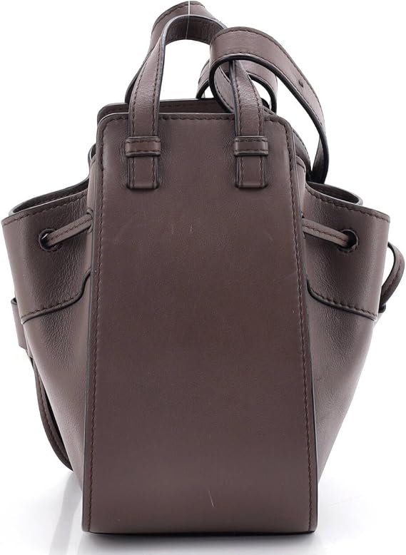 Pre-Loved Hammock Bag Leather Mini, Brown