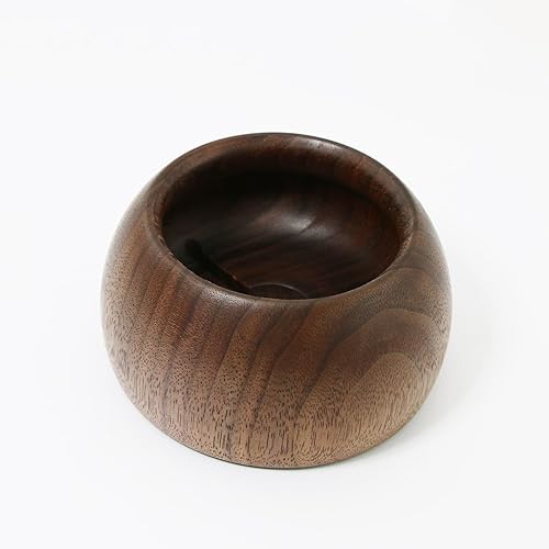 Miniatura 4 de NewFantasia Soporte de madera de nogal compatible con Homepod mini, diseño de cable integrado, soporte de madera maciza para Homepod mini