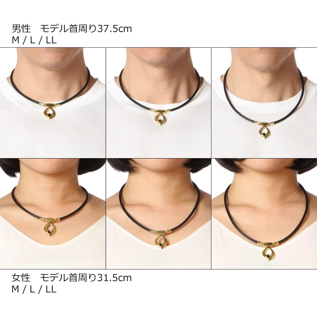 Colantotte TAO ARC Necklace Classic Gold x Black M Size | eBay