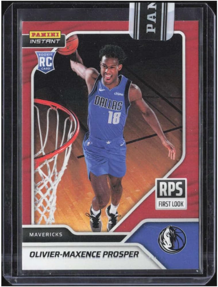 OLIVIER-MAXENCE PROSPER RC SP 2023-24 Panini Instant RPS Red 10/25 ROOKIE First Look #23 Mavericks MT-MT+ Basketball