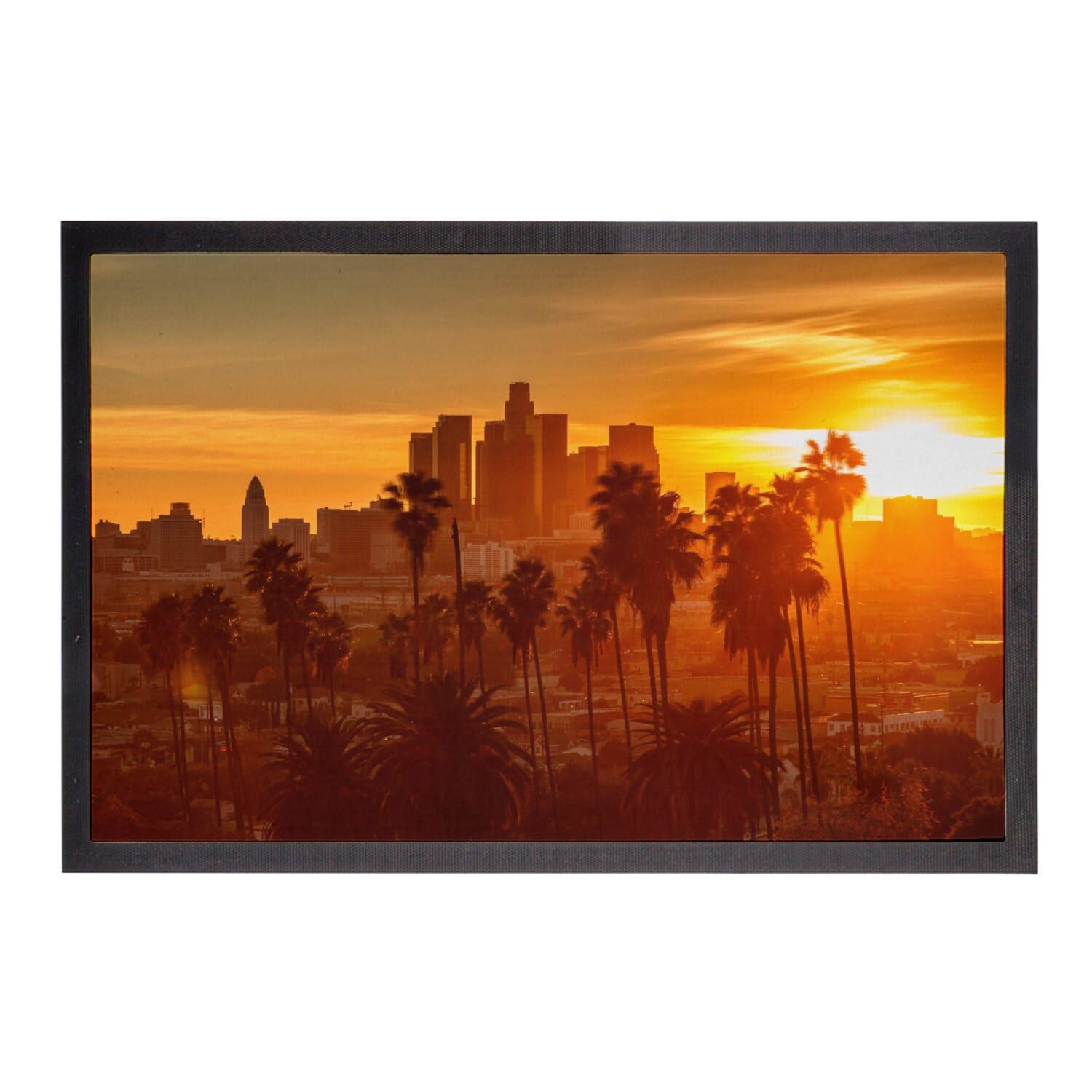 Paillasson Los Angeles résistant 60x40cm pour stopper la saleté avec style