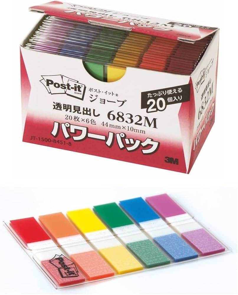 透明見出し　付箋紙　フラッグ　ポストイット10パックセット 透明見出し 付箋紙 フラッグ ポストイット10パックセット