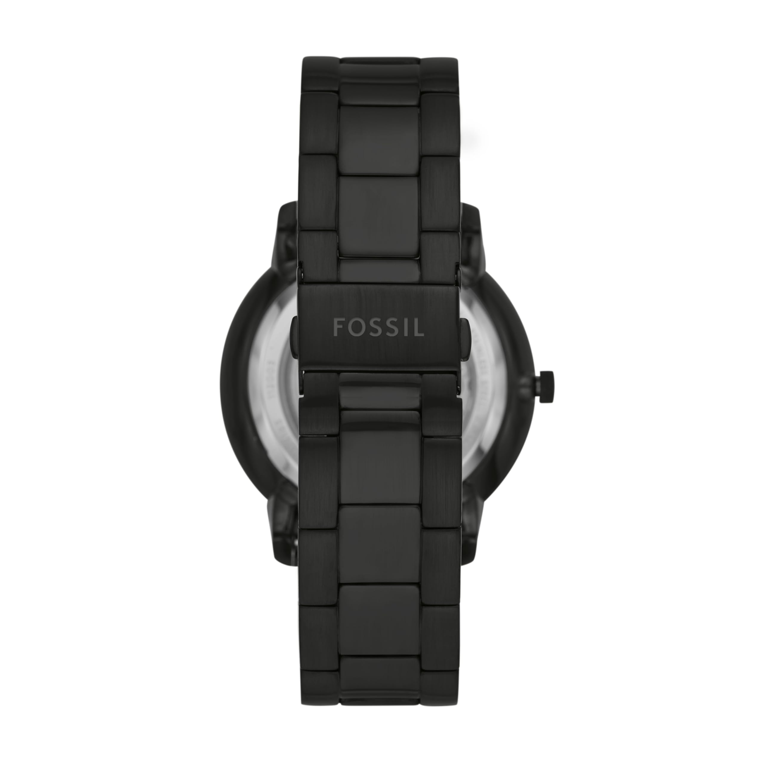 Fossil Men's Neutra Automatic Stainless Steel and Leather Three-Hand Skeleton Watch