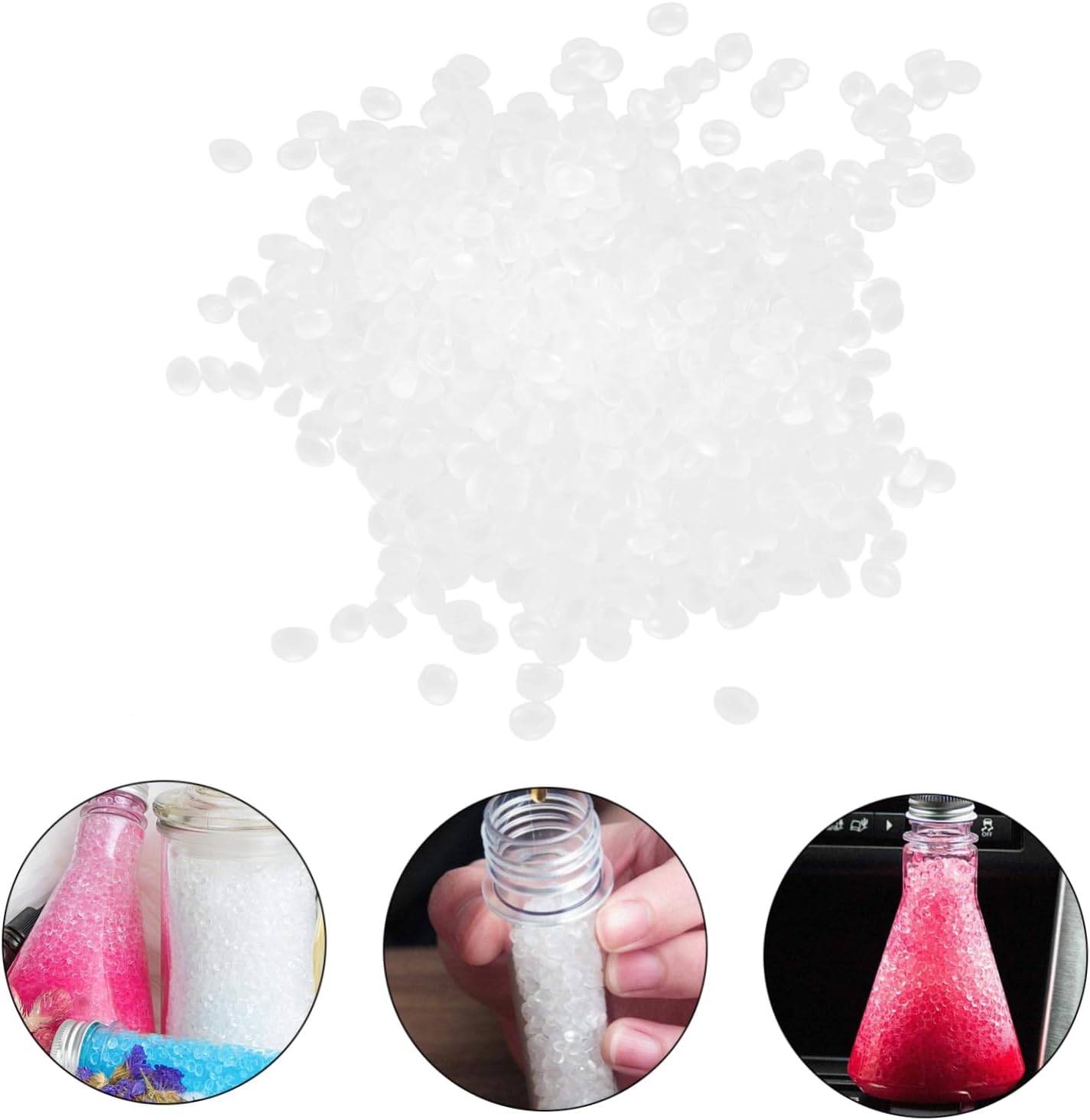PRETYZOOM 1KG Unscented EVA Aroma Beads for DIY Air Freshener for Car Freshener Supplies and Bottle Filling Material