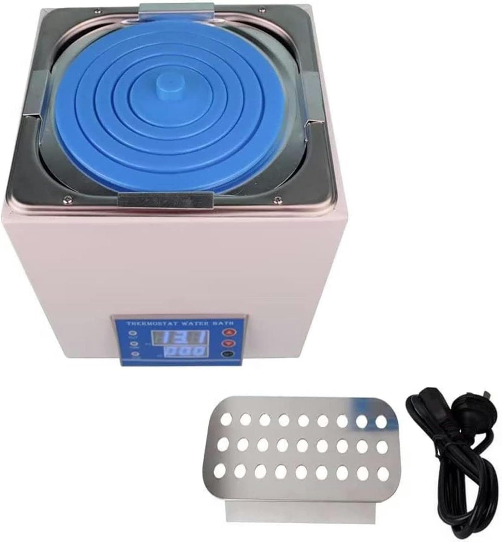 Baño María Digital de Temperatura Constante para Laboratorio, baño María eléctrico de 300 W, Suministros para baño María de Laboratorio científico de 100 ℃, versión revisada.